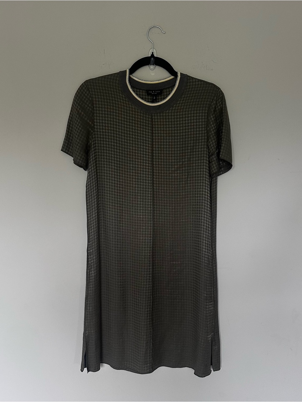 rag & bone Olive Green Short Sleeve Shift Dress
